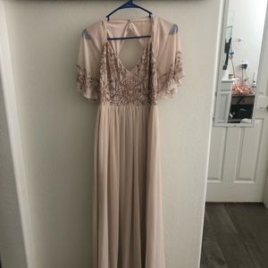 Neutral Bridesmaids Dress